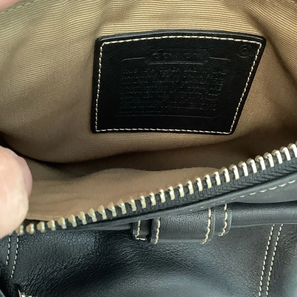Coach Black Leather Crossbody Bag - Picture 5 of 5